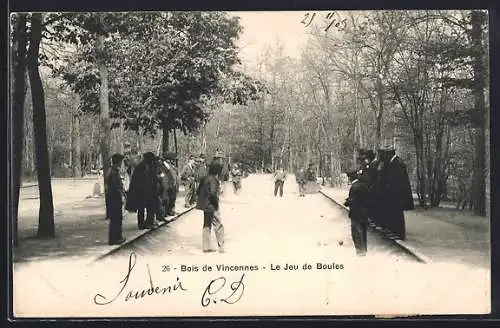 AK Bois de Vincennes, Le Jeu de Boules