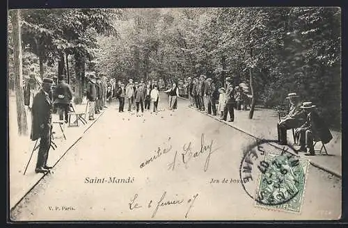 AK Saint-Mandé, Jeu de boules