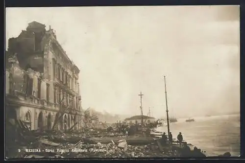 AK Messina, Corso Vittorio Emanuele, Palazzata