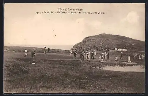 AK St-Briac /Cote d`Émeraude, Un Match de Golf, Au loin, la Garde Guérin