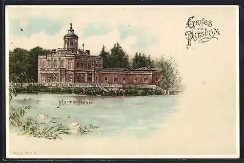 Lithographie Potsdam, Marmor-Palais