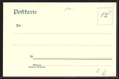 Lithographie Potsdam, Marmor-Palais