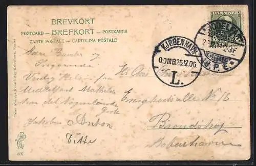 AK Middelfahrt, Sindssygeanstalten, Hovedbygningen og Kurhuset