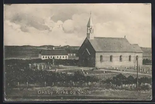 AK Oksby, Kirke og Skole