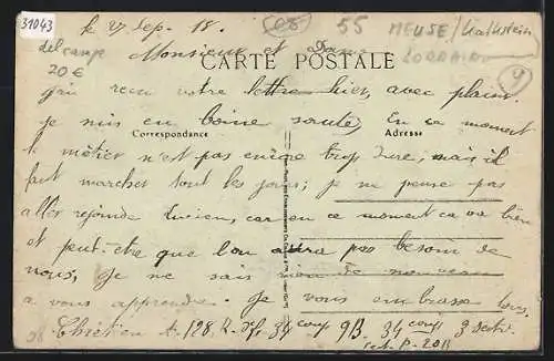 AK Aulnois-en-Perthois, Carriere en exploitation