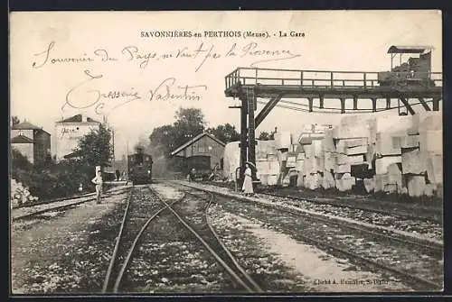 AK Savonnières-en-Perthois, La Gare