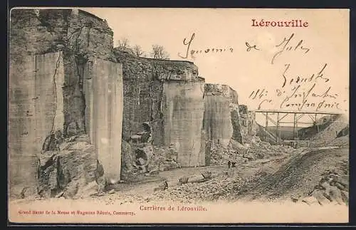 AK Lerouville, Carrieres de Lerouville, Steinbruch