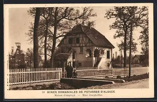 AK Ensisheim, Mines Domaniales de Potasses d`Alsace, Maison d`employé, Mine Joseph-Else