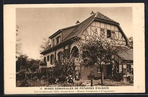 AK Ensisheim, Mines Domaniales de Potasses d`Alsace, Cité Graffenwald, Mine Joseph-Else