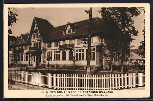 AK Rossalmend, l`école primaire, mine Marie-Louise