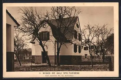 AK Ensisheim, Mines de Kali Ste-Thérèse, Cité ouvrière W. 45, Bollwiller