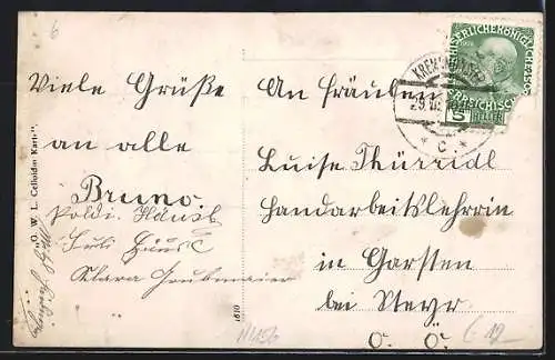 AK Kremsmünster, Teilansicht mit Stift