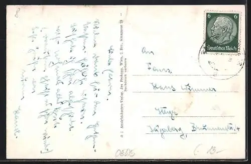 AK Baumgartenberg /O.-Oe., Teilansicht aus der Vogelschau