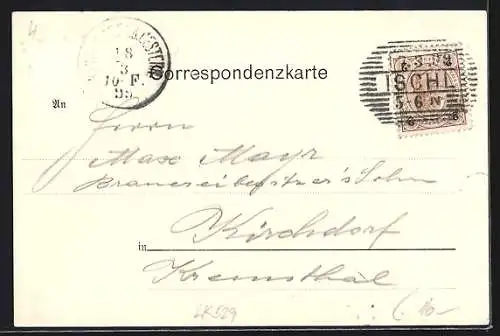 AK Ischl, Ansicht von Sterzens Abendsitz