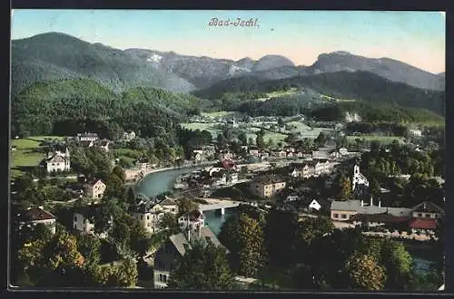 AK Bad Ischl, Teilansicht mit Kirche
