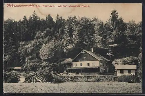 AK Gmunden am Traunsee, Gasthaus Rabensteinmühle