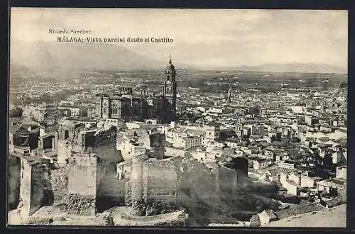 AK Málaga, Vista parcial desde el Castillo