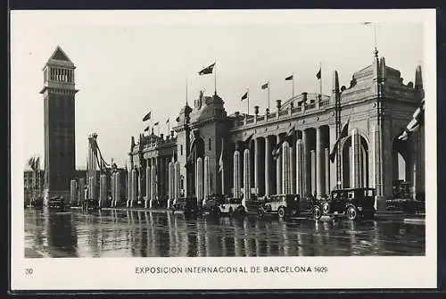 AK Barcelona, Exposicion Internacional 1929