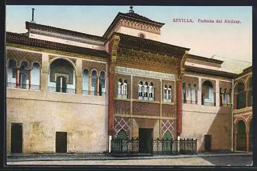 AK Sevilla, Fachada del Alcázar