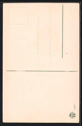 AK Junge Frau mit Blumen im Haar