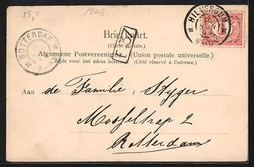 AK Hilversum, Tolhuis Kruispunt Soestdyker str. weg Utrechtsche str.