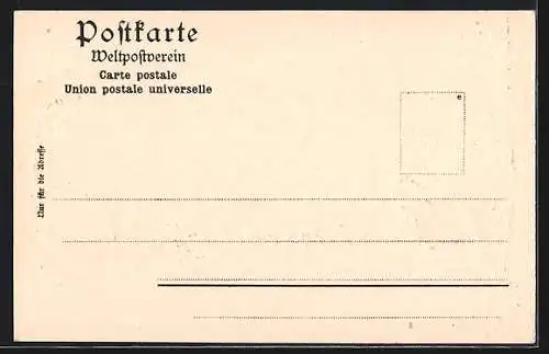Passepartout-Lithographie Freudenstadt, Panorama mit Christophstal, Wappen
