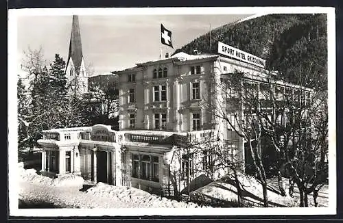 AK Davos-Platz, Sporthotel Grischuna v. O. Senn-Badrutt