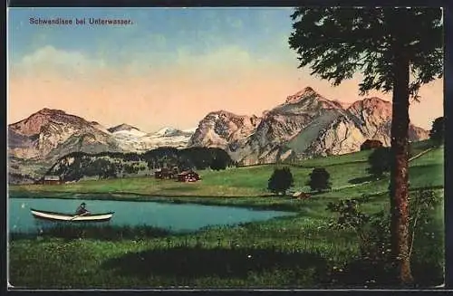 AK Unterwasser, Partie am Schwendisee