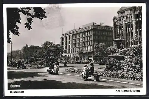 AK Düsseldorf, Am Corneliusplatz