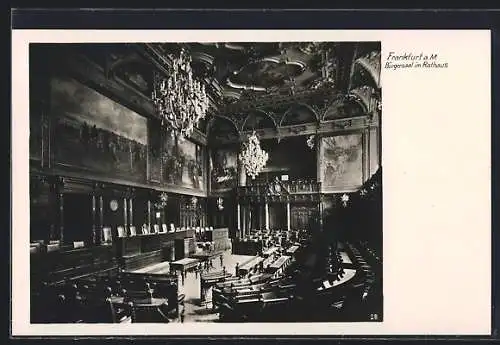 AK Alt-Frankfurt, Bürgersaal im Rathaus