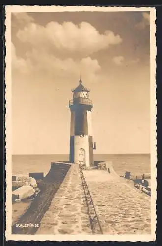 AK Schleimünde, Blick auf den Leuchtturm