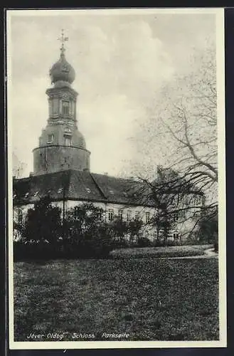 AK Jever / Oldbg., Schloss von der Parkseite