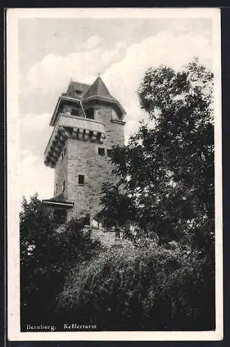 AK Bernburg, Blick zum Kesslerturm