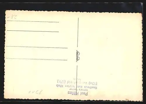 AK Wiesentheid /Ufr., Gasthaus zum letzten Aleb, Bes. Paul Köllen