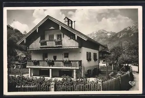 AK Bad Reichenhall, Gasthaus Landhaus Auer neben Predigtstuhlbahn