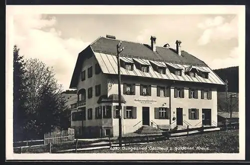 AK Gunzesried, Gasthof z. goldenen Kreuz