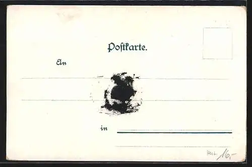 Lithographie Betzenhausen, Gasthaus zum Bären, Kirche, Totalansicht von Dreisem aus