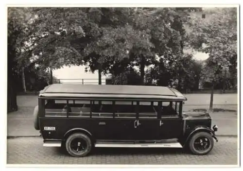 Fotografie Bus Mercedes, Kennzeichen RP-720, Deutsche Reichspost, Karosseriebau Karl Weinberger München, Zeppelin-Str.