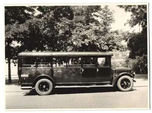 Fotografie Bus Mercedes, Kennzeichen RP-720, Deutsche Reichspost, Karosseriebau Karl Weinberger München Zeppelin-Str. 71