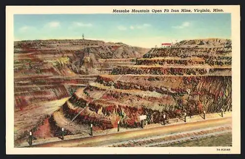 AK Virginia, MN, Messabe Mountain Open Pit Iron Mine