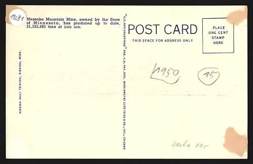 AK Virginia, MN, Messabe Mountain Open Pit Iron Mine