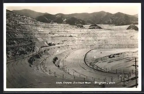 AK Bingham, UT, Utah Copper Surface Mine