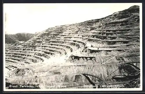 AK Bingham Canyon, UT, Utah Copper Mine, Giant Terraces