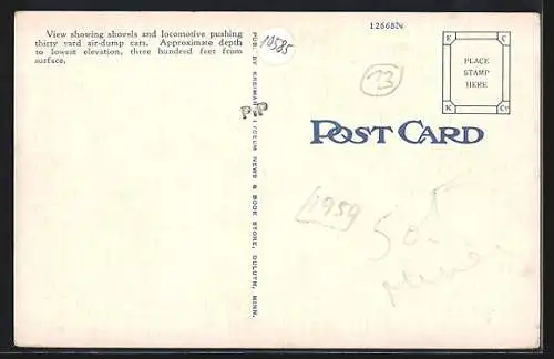 AK Virginia near Duluth, MN, Mesaba Open Pit Iron Mine