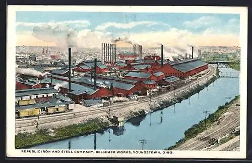 AK Youngstown, OH, Republic Iron and Steel Company, Bessemer Works