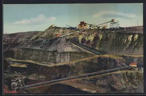 AK Hibbin, MN, Weggum Mine, Motiv der Erzmine