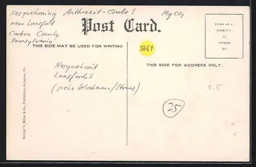 AK Nesquehoning, PA, Birdseye View