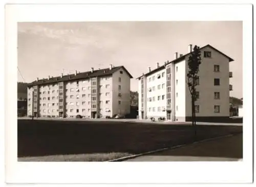 Fotografie Friedrich Gutermann, Lörrach, Ansicht Lörrach / Baden, Wohnhaus Neubau-Siedlung