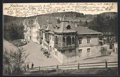 AK Neuhaus im Wienerwald, Kurhaus Stefanie und Hotel Neuhaus