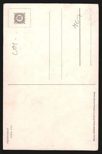 AK Frommes Kind beim Beten, Religion